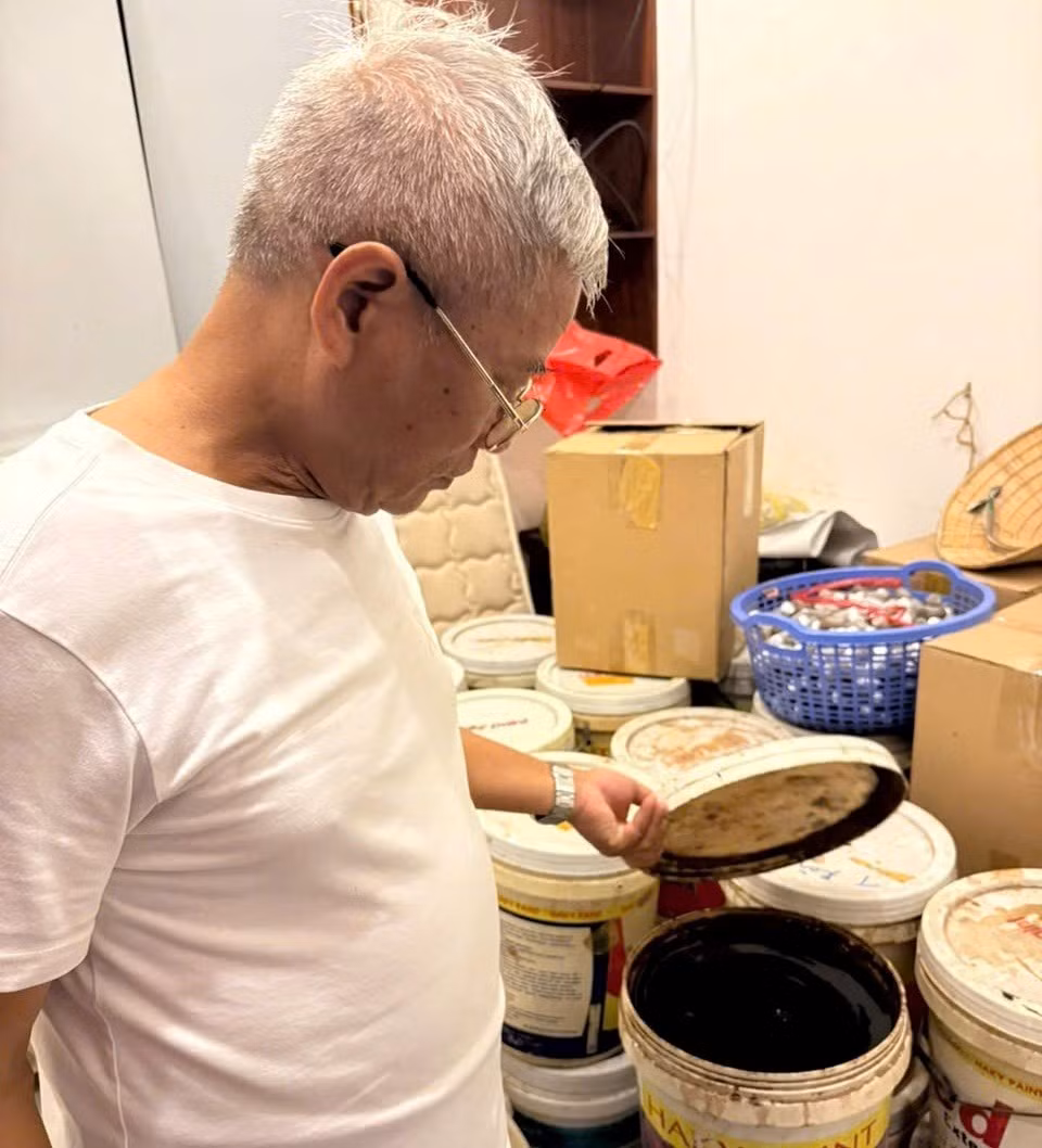 Nguyễn Đăng Hải tại cơ sở.