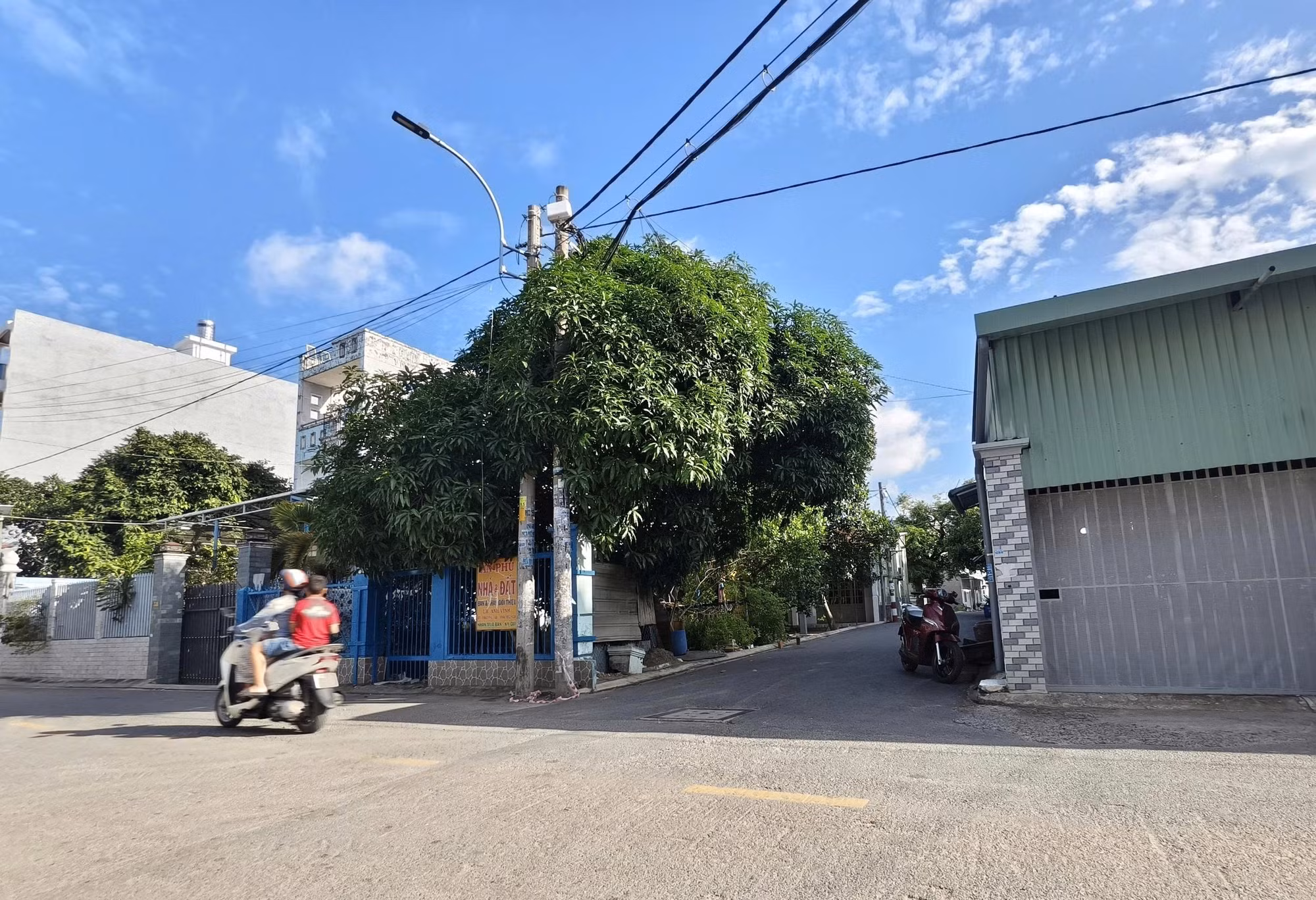 Khu vực hiện trường xảy ra vụ việc.