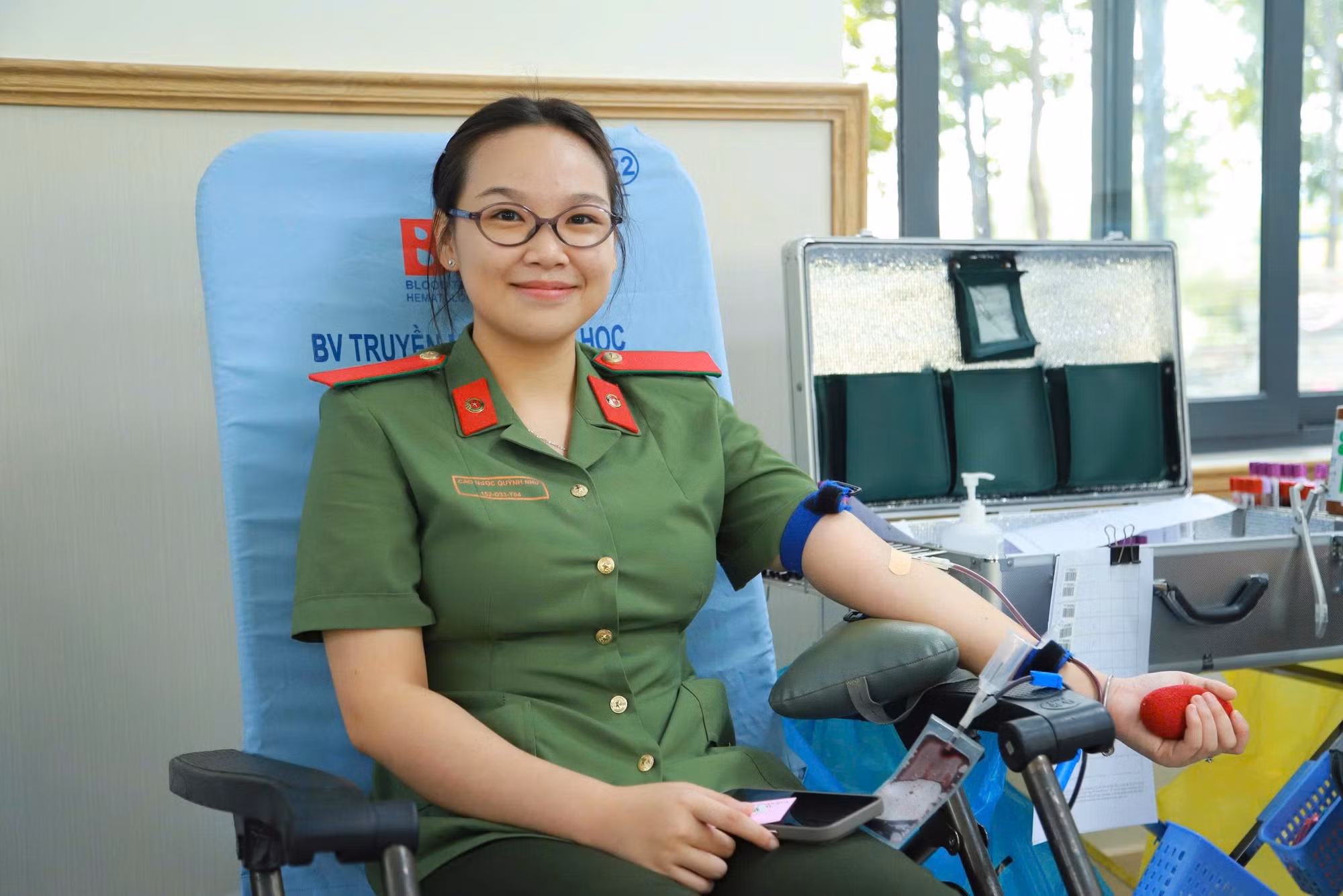 Học viên Nhà trường tích cực hưởng ứng Chương trình Hiến máu tình nguyện 2026.