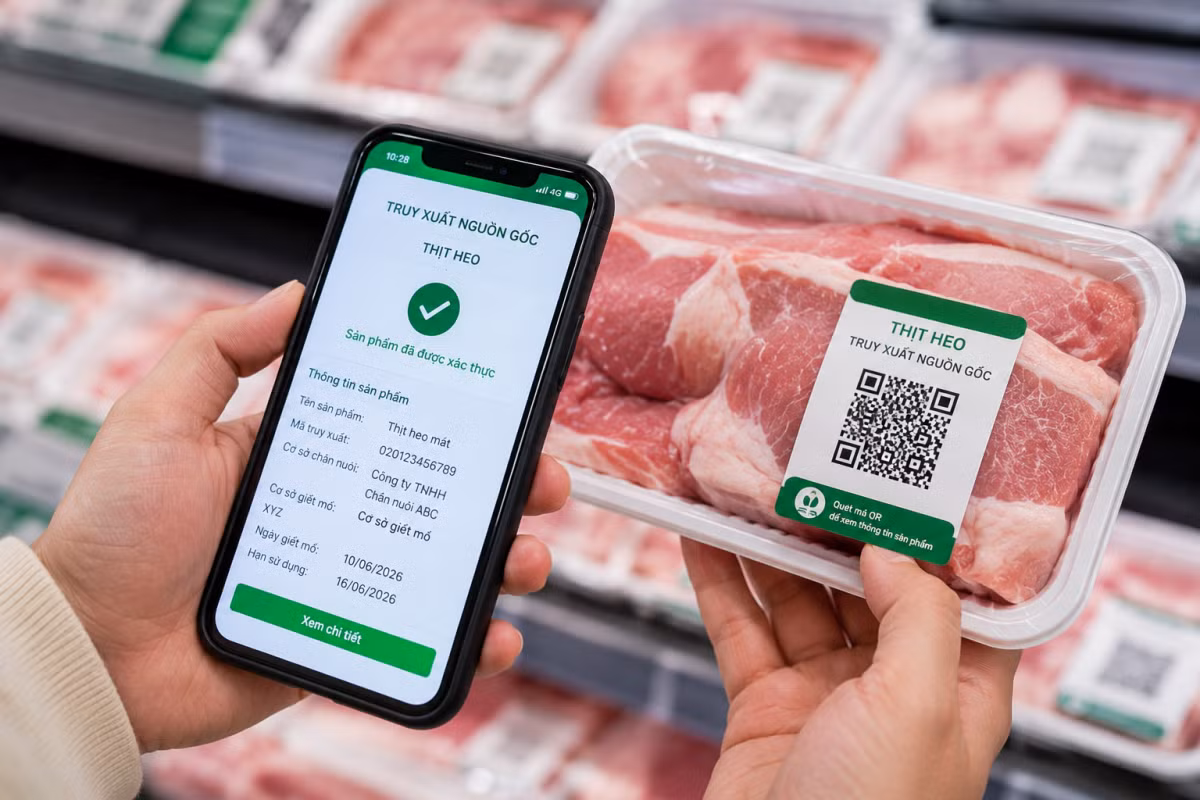 Cần đẩy mạnh áp dụng công nghệ blockchain, mã QR thực chất trong truy xuất nguồn gốc (hình minh họa).