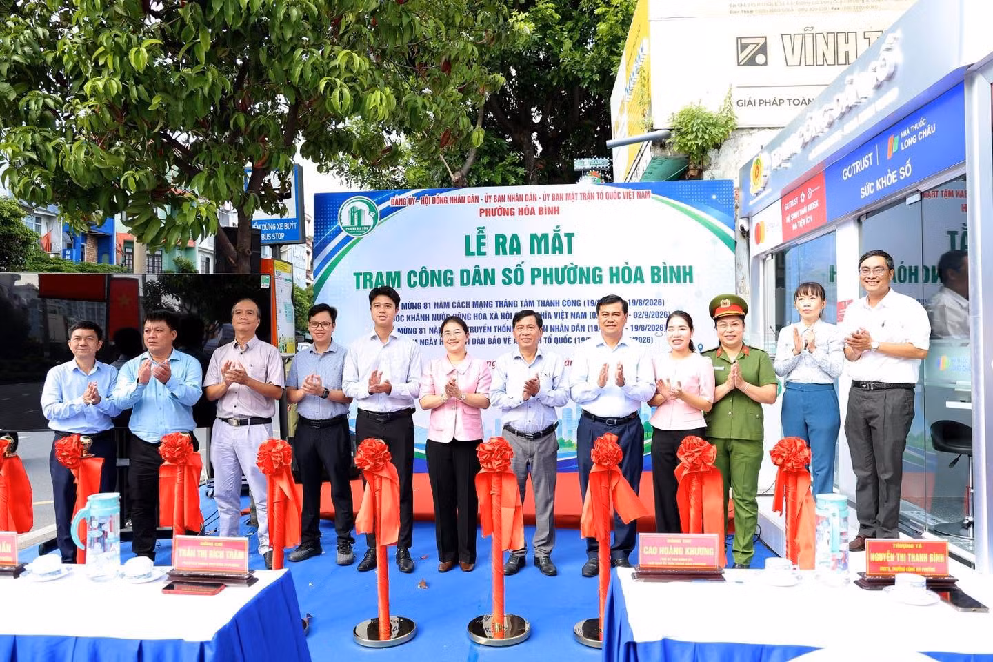 Khánh thành Trạm công dân số thứ 8 (tại phường Hòa Bình) trên địa bàn TP Hồ Chí Minh.