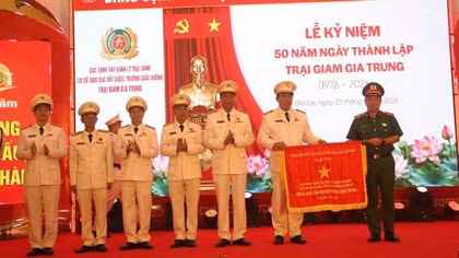 Trại giam Gia Trung kỷ niệm 50 năm Ngày thành lập
