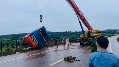 Tạm giữ hình sự tài xế xe khách gây tai nạn nhiều người thương vong ở Gia Lai