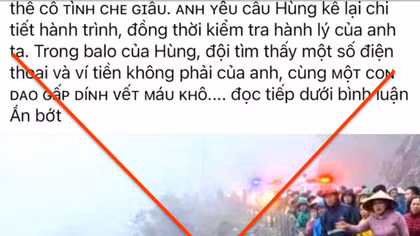 Không có việc “xe khách lật trên đèo Phượng Hoàng khiến 18 người chết”