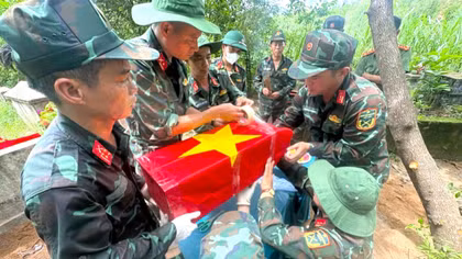 Đắk Lắk: Từ nguồn tin của nhân dân, quy tập thêm một hài cốt liệt sĩ 