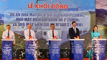 Đắk Lắk xây dựng 3 nhà máy điện gió hơn 2.000 tỷ đồng