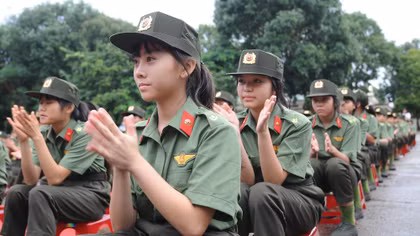 Rộn ràng chào đón năm học mới ở Trường Văn hoá CAND II