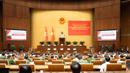 Các đại biểu dự hội nghị.