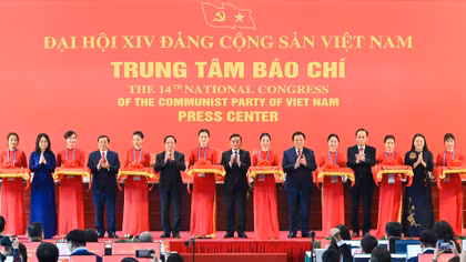 Khai trương Trung tâm báo chí Đại hội XIV của Đảng với cơ sở vật chất hiện đại