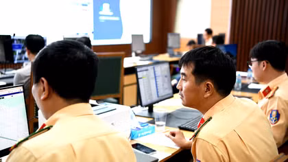 CSGT xử lý vi phạm qua dữ liệu giám sát hành trình phương tiện vận tải