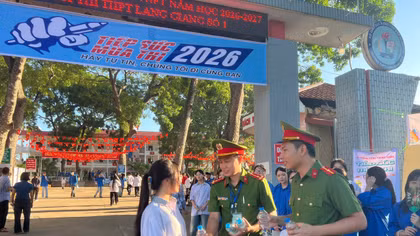Công an Bắc Ninh bảo đảm an ninh, trật tự kỳ thi tuyển sinh vào lớp 10 năm 2026
