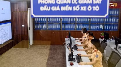 Từ đầu tháng 11 sẽ đấu giá 748.215 biển số xe 