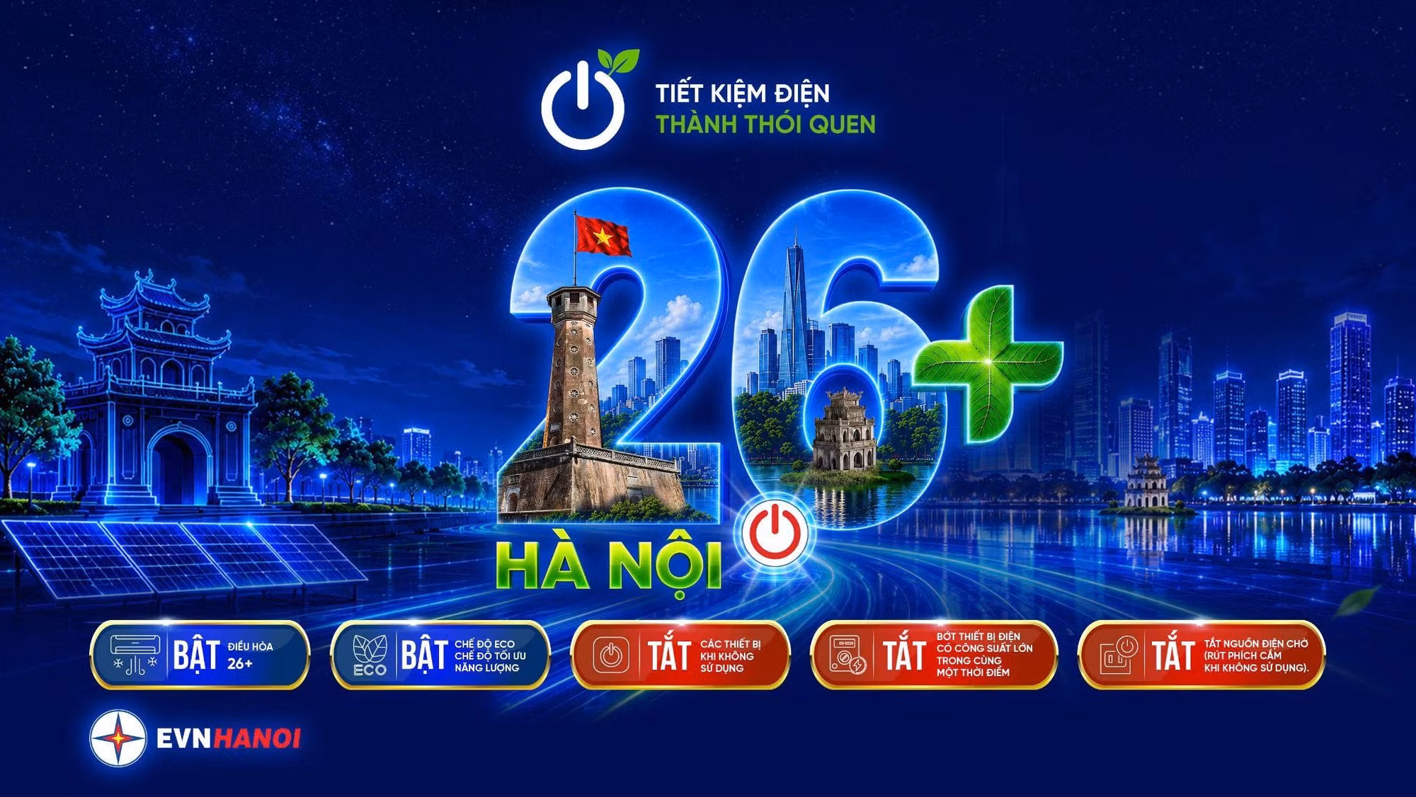 “Hai Bật Ba Tắt” - Hành động nhỏ, ý nghĩa lớn.