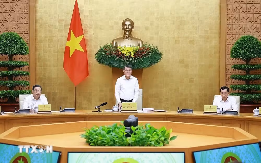Thủ tướng Lê Minh Hưng chủ trì phiên họp Chính phủ thường kỳ tháng 5 năm 2026.