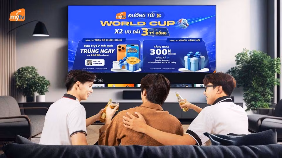 Khách hàng hào hứng với ưu đãi trị giá 3 tỷ đồng mùa World Cup 2026™ của VNPT.