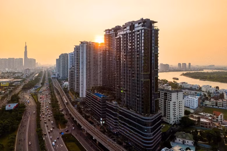 Bất động sản cao cấp tại khu Đông TP HCM, dọc tuyến metro số 1. Ảnh: Masterise Homes