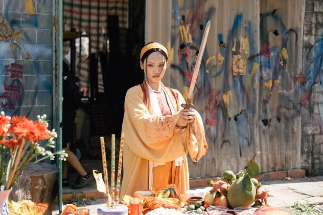 Miu Lê trong phim “Đại tiệc Trăng Máu 8”.