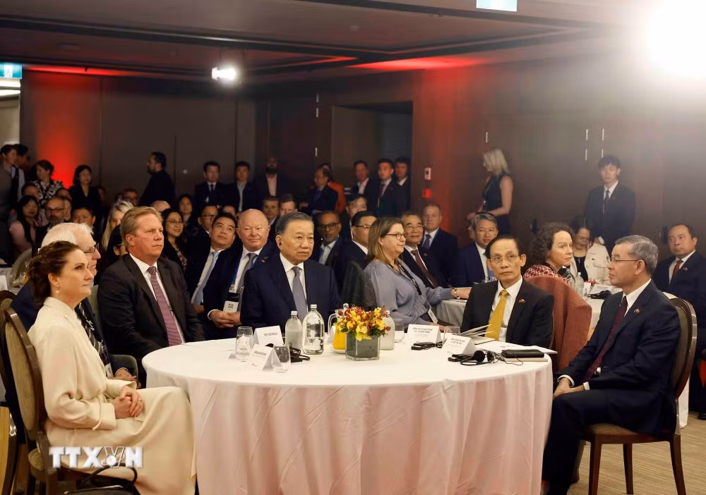 Tổng Bí thư, Chủ tịch nước Tô Lâm và các đại biểu dự Tọa đàm doanh nghiệp Việt Nam-New Zealand.