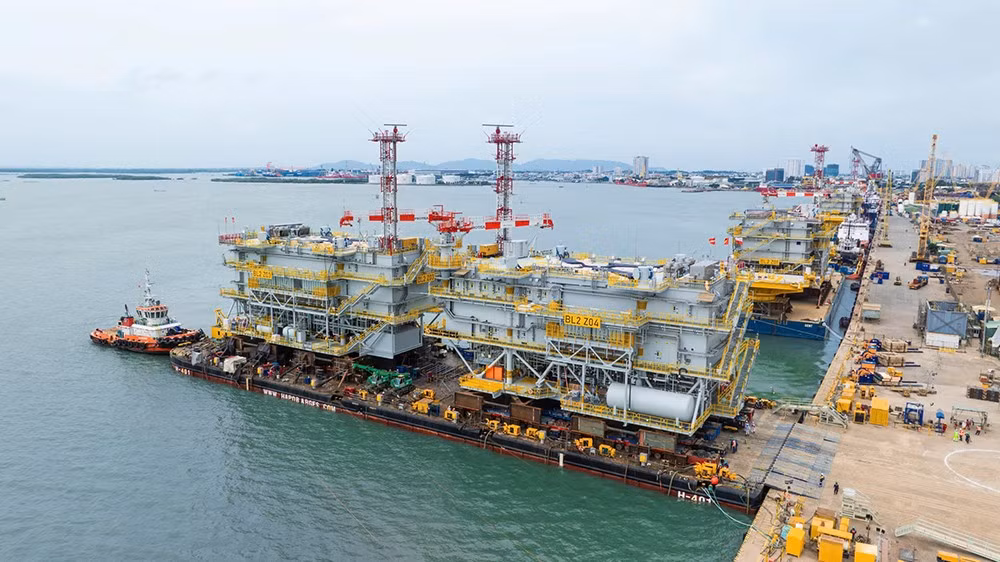 Bốn trạm biến áp của Dự án Baltica 2 trên bãi chế tạo của PTSC M&amp;C.