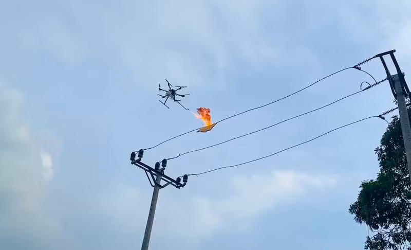 Ứng dụng UAV đang mở ra phương thức kiểm tra lưới điện trực quan, linh hoạt và hiệu quả hơn tại EVNNPC.