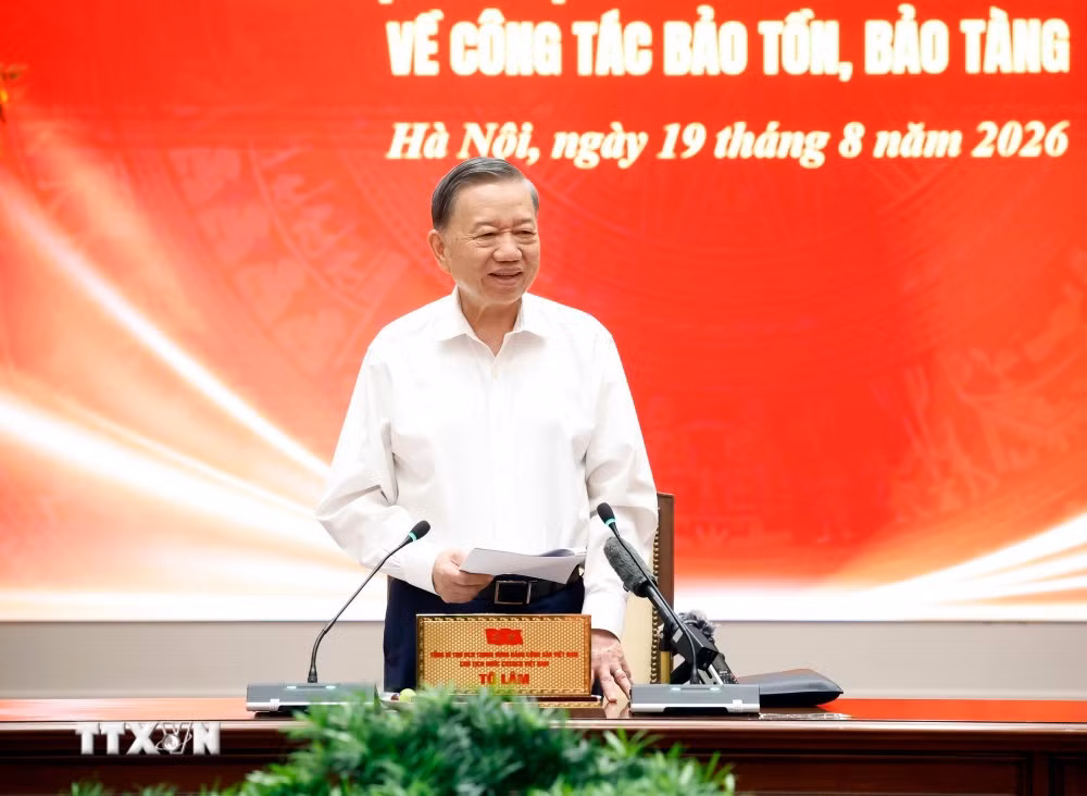 Tổng Bí thư, Chủ tịch nước Tô Lâm phát biểu.
