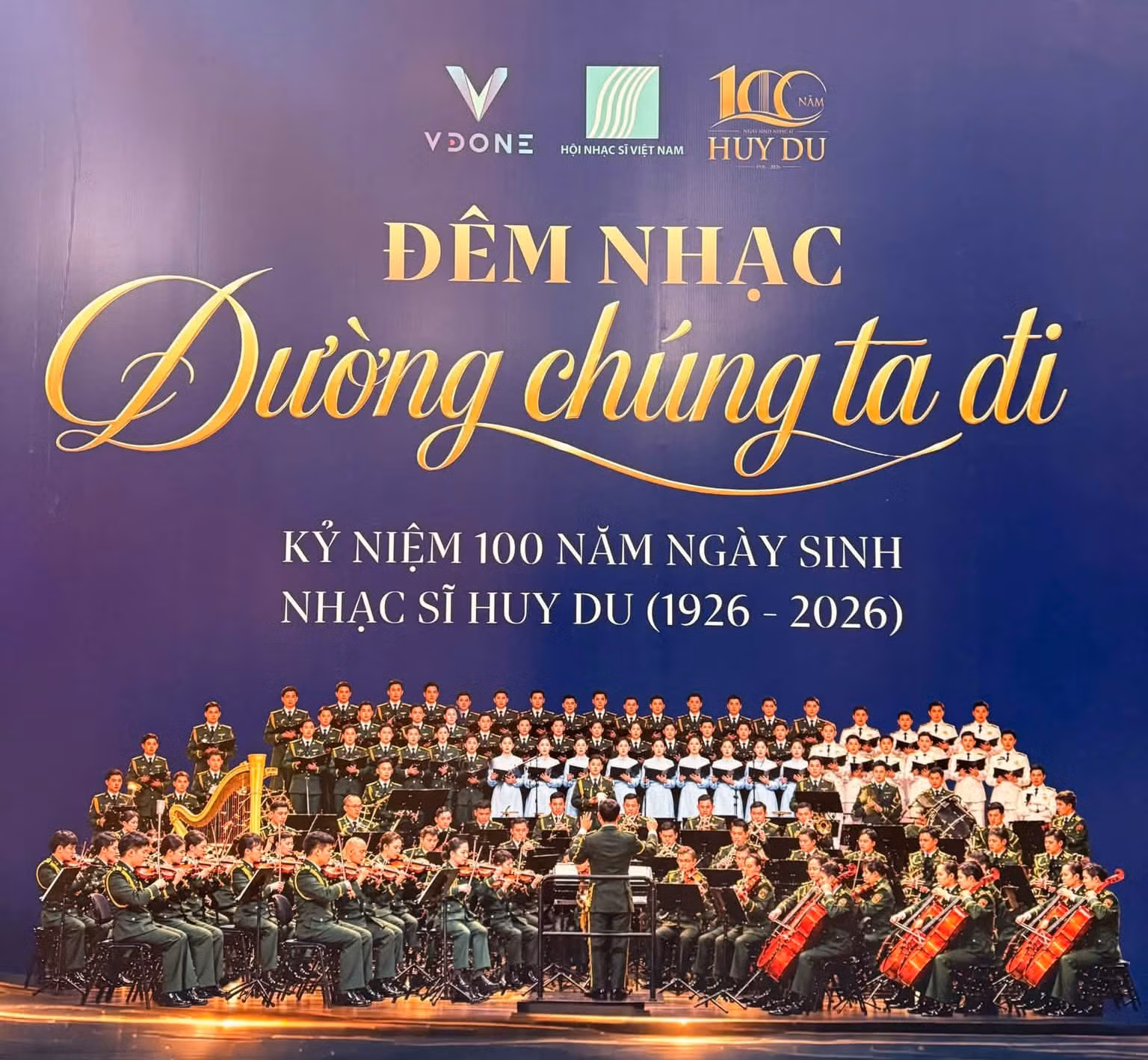 Đêm nhạc "Đường chúng ta đi" kỷ niệm 100 năm ngày sinh nhạc sĩ Huy Du.