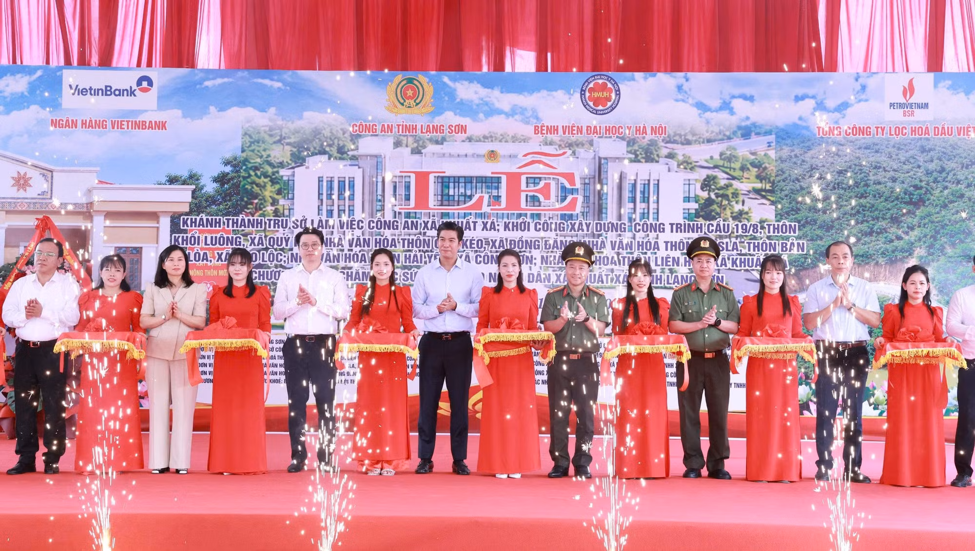Công an Lạng Sơn khánh thành trụ sở Công an xã và khởi công chuỗi công trình an sinh