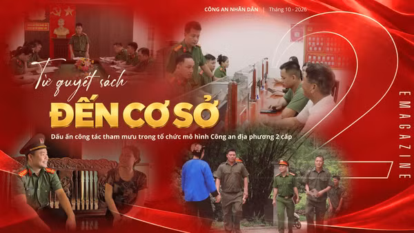 Dấu ấn công tác tham mưu trong tổ chức mô hình Công an địa phương 2 cấp
